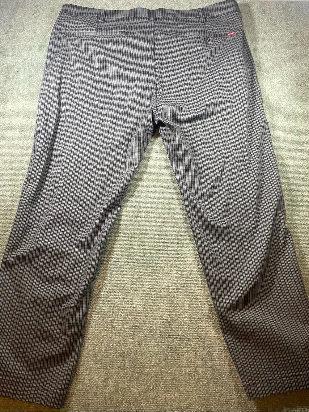 Levi's XX Chino Men's Gray & Black Checkered  Chinos 44x30